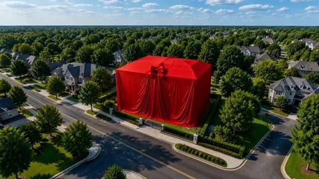 Luxury Real Estate Ribbon Reveal