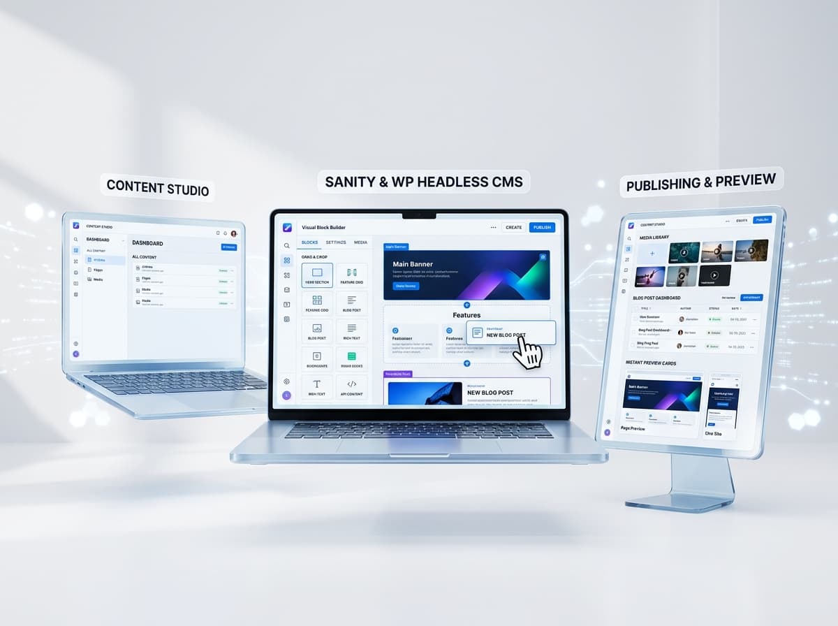 CMS integration (Sanity, WordPress)