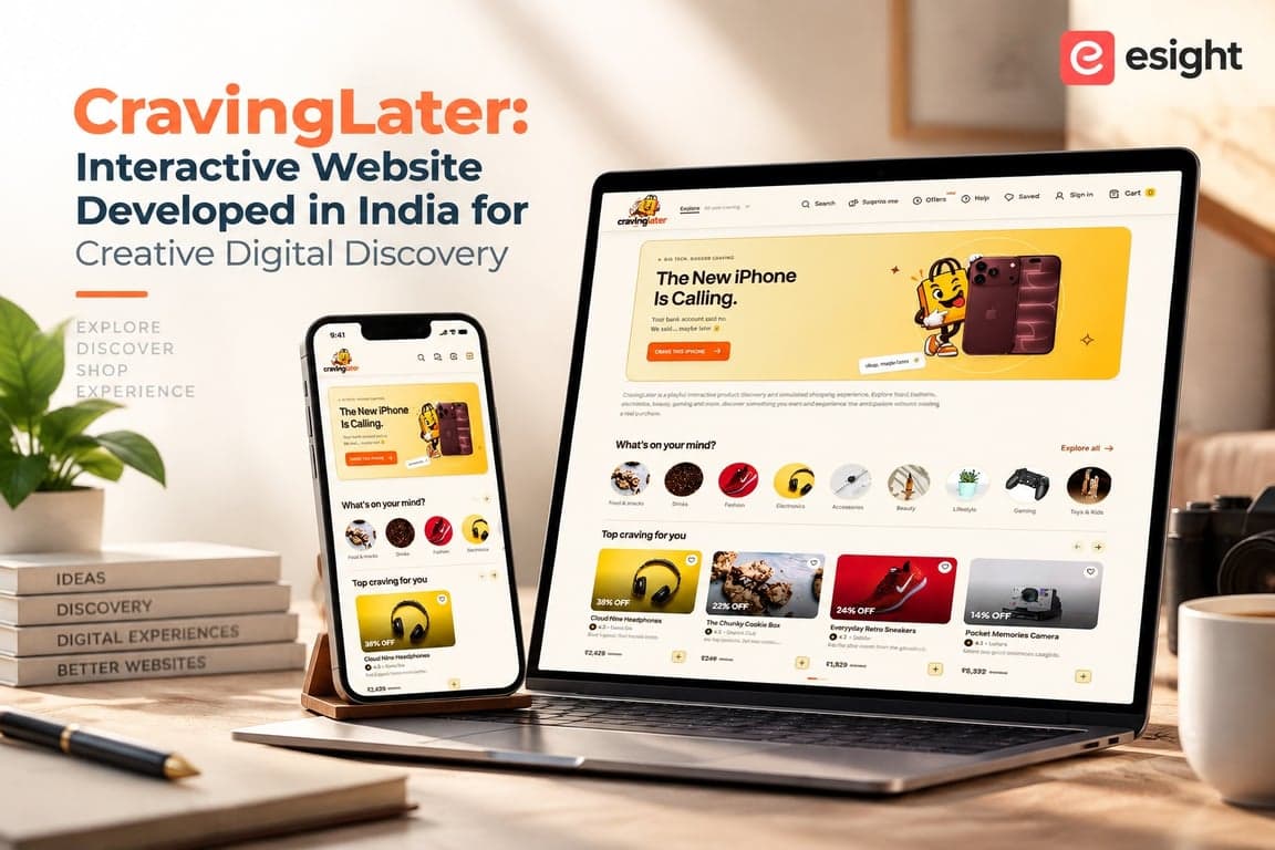 CravingLater: Interactive Website Developed in India for Creative Digital Discovery