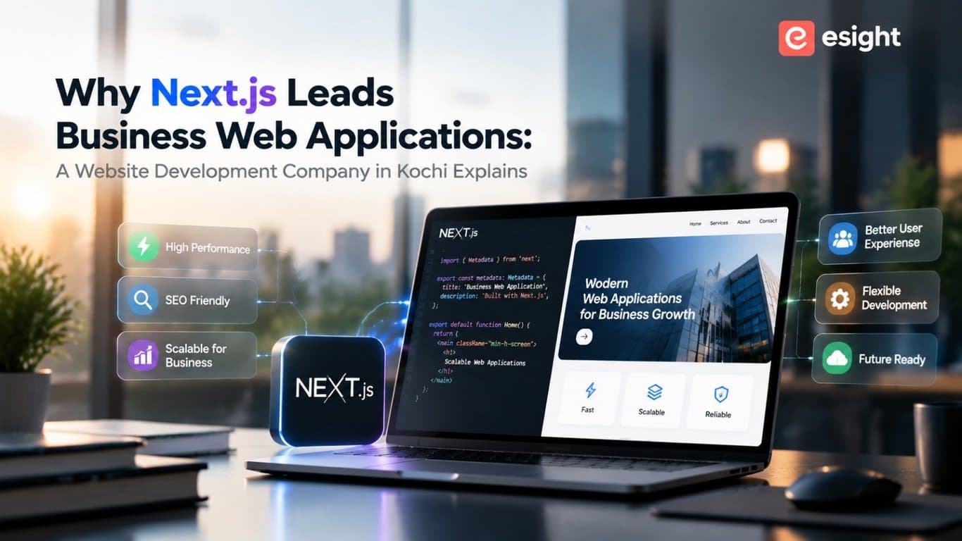 Why Next.js Leads Business Web Applications: A Website Development Company in Kochi Explains