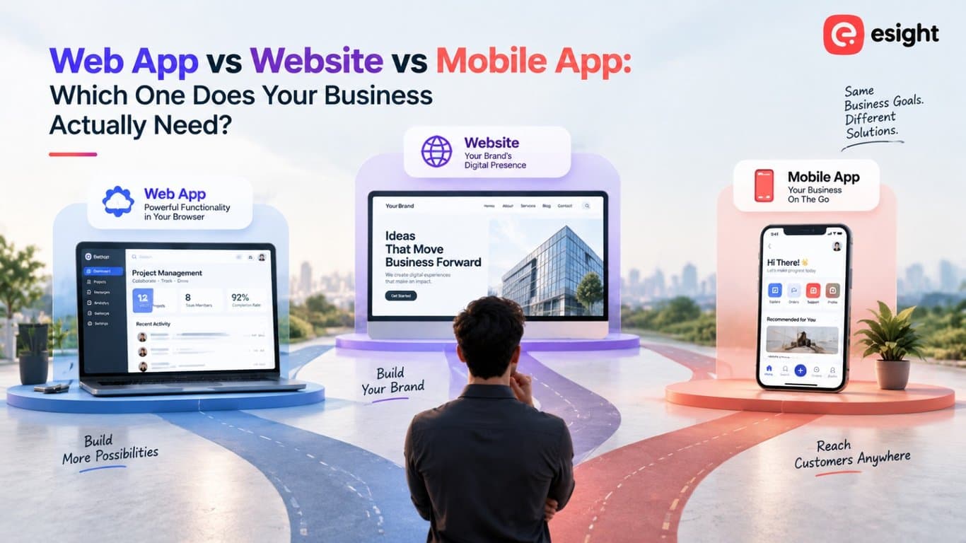 Web App vs Website vs Mobile App: Which One Does Your Business Actually Need?