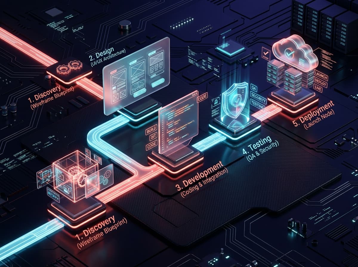 From Big Ideas to Brilliant Digital Experiences - Custom Software Development Workflow