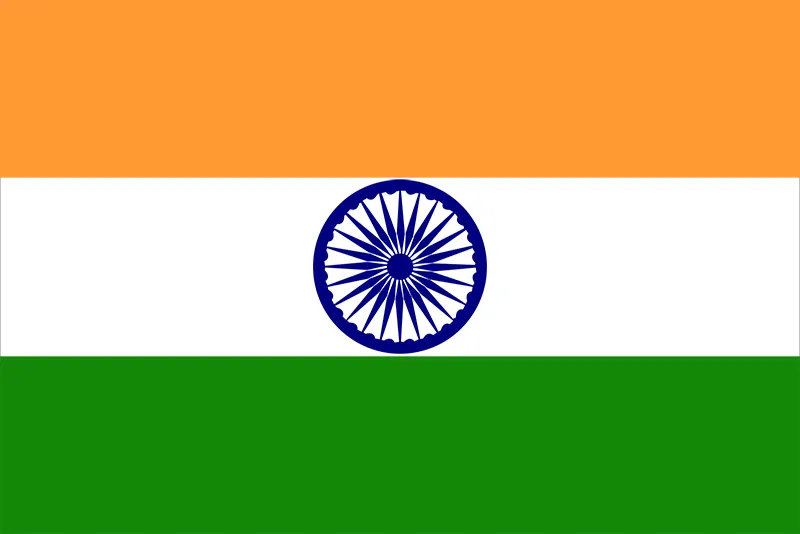 the image shows India Flag